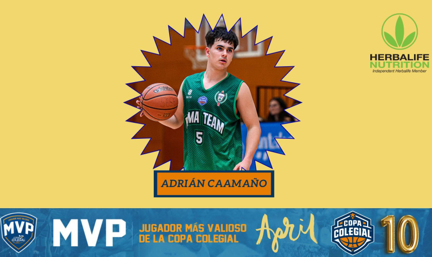 Adrián Caamaño, doble premio: ¡MVP de abril y nuevo All-Star!