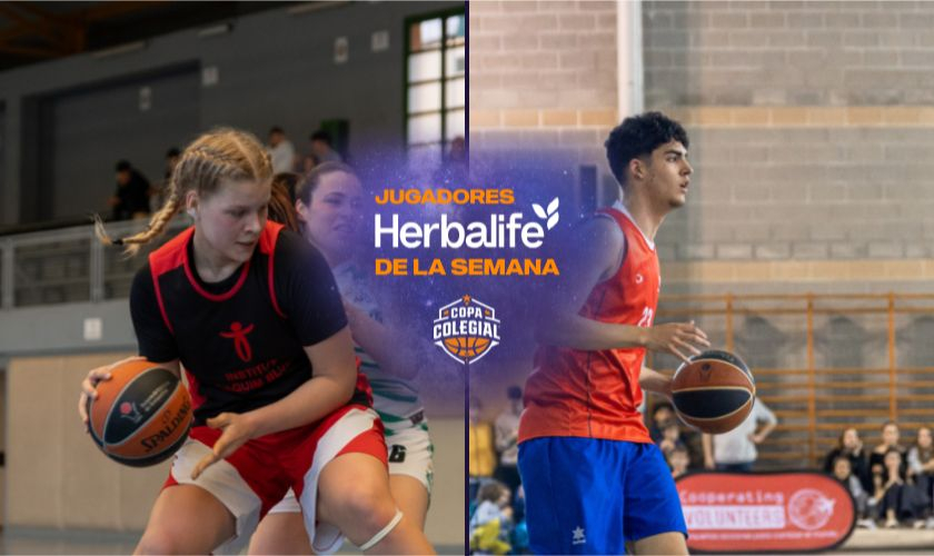 Anna Smykovskaia y Marc Romeu, jugadores Herbalife de la semana 8 en la Copa Colegial Barcelona