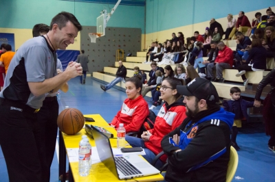 Los colegiados del encuentro