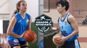 Belén Mora y Javi Cuadrado, premios BSAA Mejor Jugador-Estudiante en Sevilla