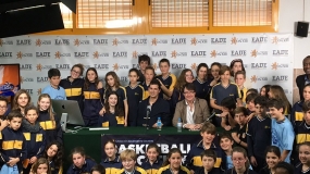 BIE Málaga: Colegio León XIII vibra con Óscar Lisbona y el Dr. Rubén Sanz