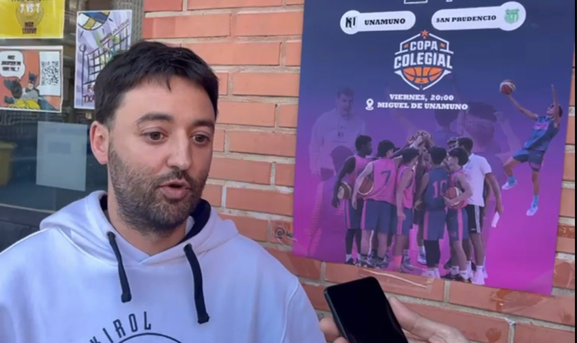Carlos Mendaza, coordinador de la Copa Colegial Vitoria, hace balance de la edición de 2024