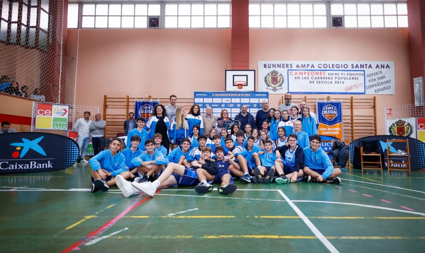 El Colegio Santa Ana da la bienvenida a la Copa 2023, con Urtasun, Nacho Romero y Ana Flores