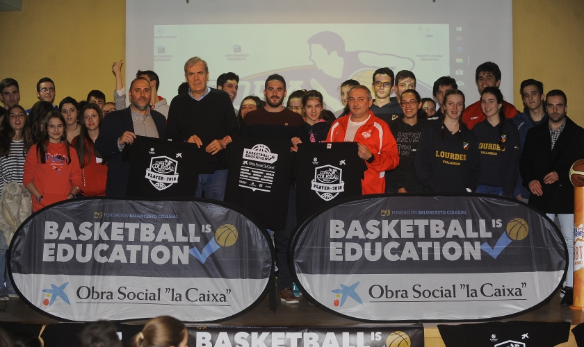 Corazonistas se viste de gala en la presentación de la Copa Colegial Valladolid 2018