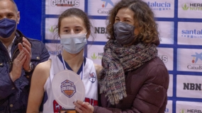 Cristina Lobera, MVP de la Copa Colegial Zaragoza 2021