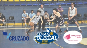 Cruzado Informática y Farma Química Sur, patrocinadores en Málaga de la Copa Colegial 2018