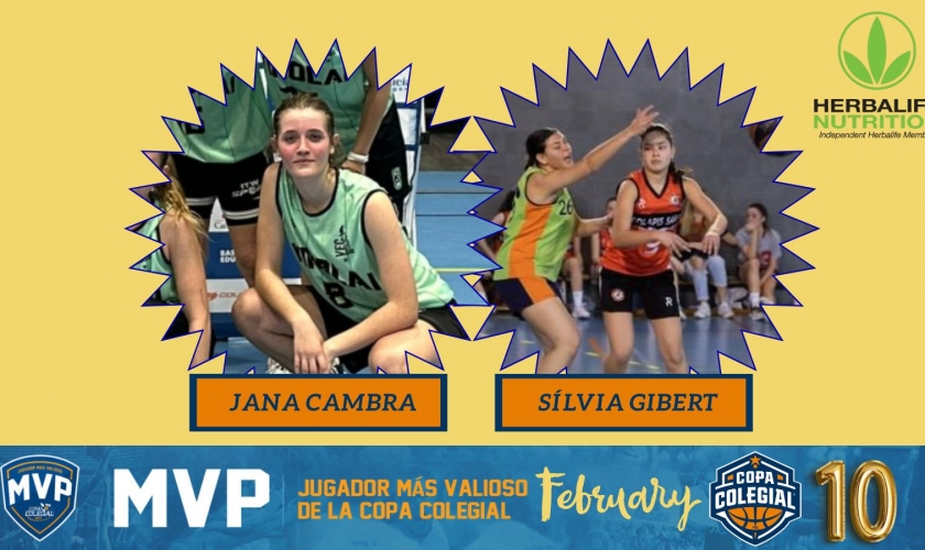 ¡Elige la MVP femenina del mes de febrero!: Jana Cambra o Sílvia Gibert