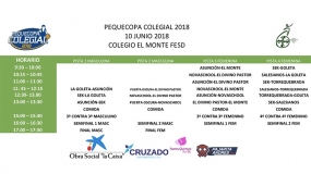 ¡Este domingo toca Pequecopa en Colegio Sagrada Familia El Monte FESD!