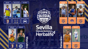 Estos son los Mejores Quintetos Herbalife de Copa Colegial Sevilla 2024