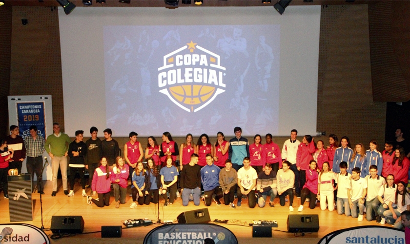 Una Gala espectacular para estrenar la séptima Copa Colegial Zaragoza