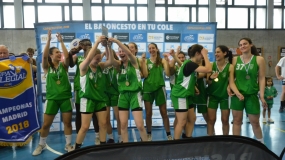 Hace historia: Los Sauces Torrelodones gana en casa de Estudio su primera Copa Colegial 