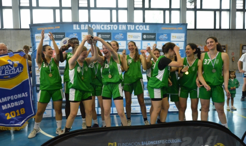 Hace historia: Los Sauces Torrelodones gana en casa de Estudio su primera Copa Colegial 