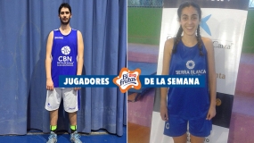 Jugadores de la semana: Álvaro Jurado (Novaschool) e Isabel Balbuena (Sierra Blanca)