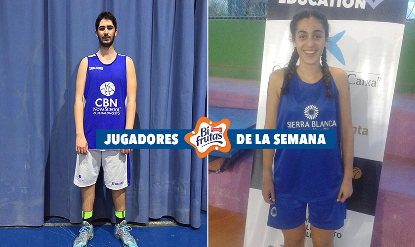 Jugadores de la semana: Álvaro Jurado (Novaschool) e Isabel Balbuena (Sierra Blanca)