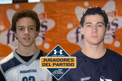 Martínez y Cinquegrana, MVPs Under Armour