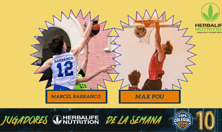 Marcel Barranco (Claret) o Max Pou (St Ignasi): vota al MVP de la 11ª semana en BCN