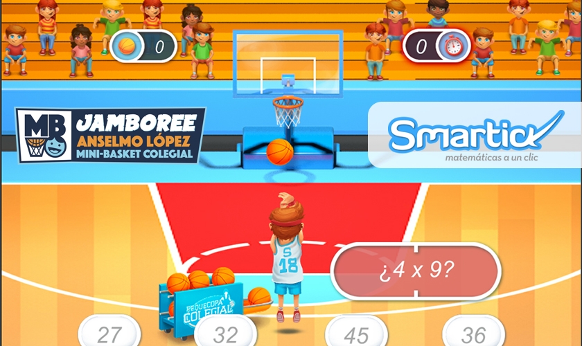 MateCopa Smartick: Matemáticas y baloncesto para los más pequeños