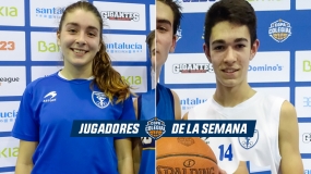 Miriam Besga y Aimar Lopez, MVP de la primera jornada en Vitoria