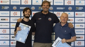 Nacho Monzón y Javier Galiana, dos campeones, entrenadores Spalding 2019