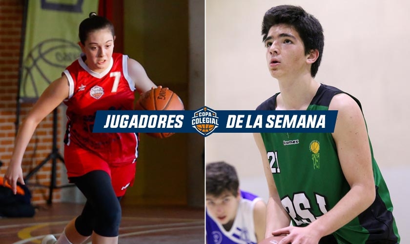 Ídolos en sus coles:  Alejandro Hernández y Nerea Mora, mejores jugadores de la Semana en Madrid