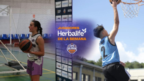 Pablo Garcia (Natzaret) y Laia González (Sant Gabriel), jugadores Herbalife de la 12ª semana en BCN