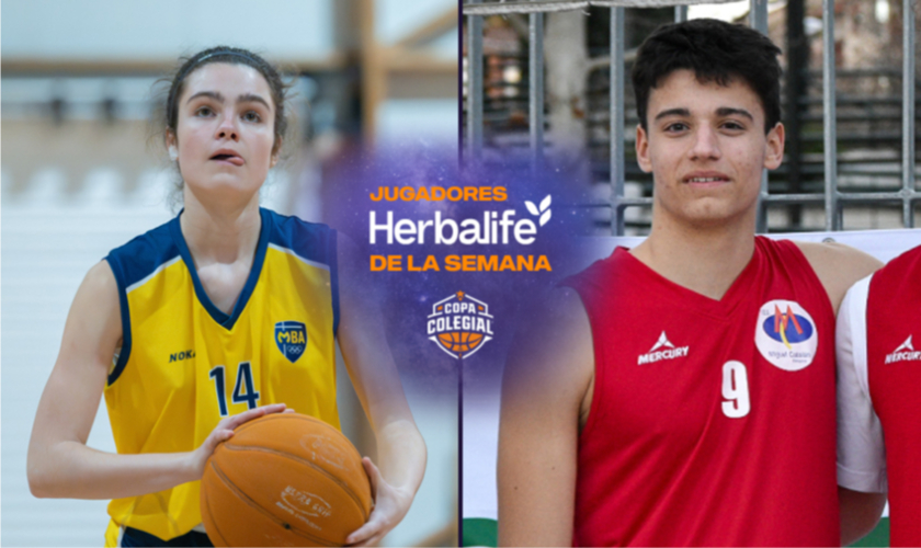 Paula Herrero y Leo Rojas, Jugadores Herbalife de la Semana 3 en Zaragoza