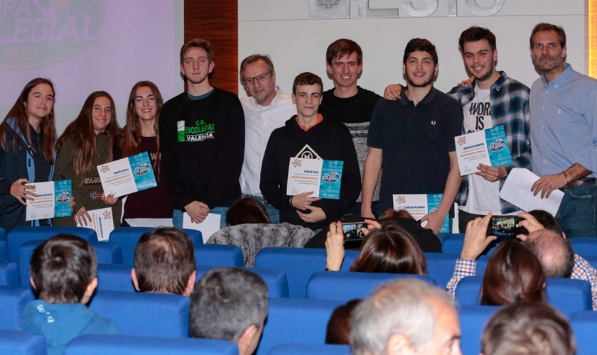 Presentación por todo lo alto de la Copa Colegial Valencia 2018