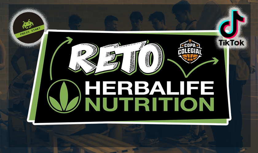 Reto Herbalife Nutrition semana 1: canasta desde detrás del tablero