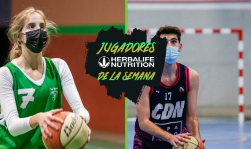 Rubén Zuil y Jimena Lorenzo, primeros jugadores Herbalife de la Semana en Madrid