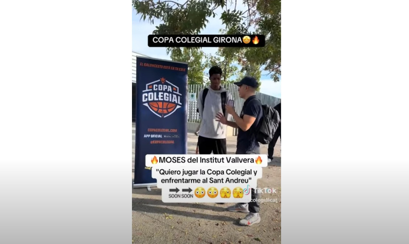 Salt ya respira la locura colegial: Moses (IES Vallvera) sueña con enfrentarse a Humber Ruiz