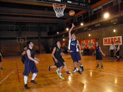 García y Paricio en acción