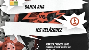 Santa Ana e IES Velázquez se ven las caras tras su partido aplazado