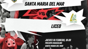 Santa María del Mar se mide esta tarde al Liceo La Paz en el segundo partido de Precopa