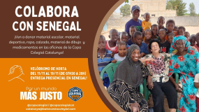 ¡Sé parte del cambio! ¡Senegal te necesita!: ven a donar al Velódromo de Horta