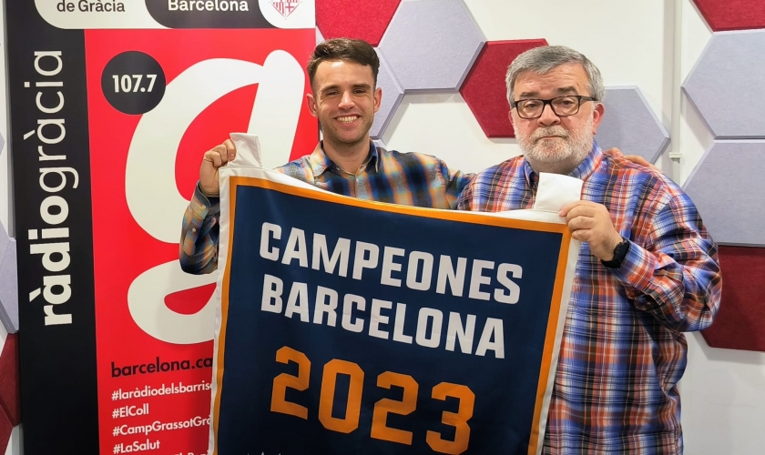 Sergi Àlex en Ràdio Gràcia: "La Copa Colegial no conoce fronteras" | Entrevista íntegra