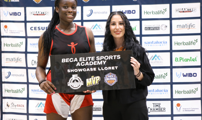 Somto Okafor, MVP femenina, recibe la beca de Elite Sports para su Showcase de Lloret de Mar