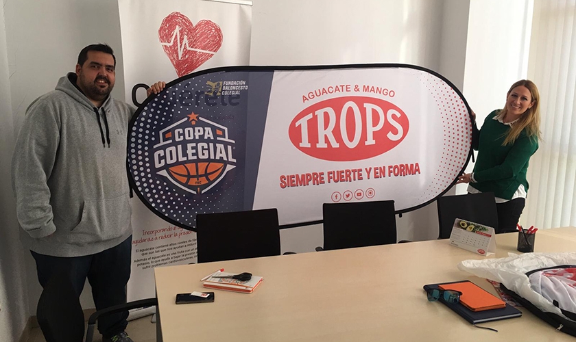 TROPS se convierte en uno de los patrocinadores principales de la Copa Colegial Málaga 2019