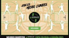 Vota ya los Mejores Quintetos Herbalife Nutrition de Copa Colegial A Coruña
