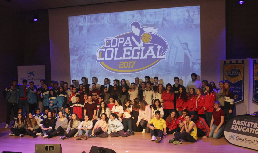 Zaragoza se viste de gala para recibir la Copa Colegial 2017